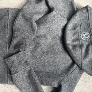 Gray Hooded women sweatshirt